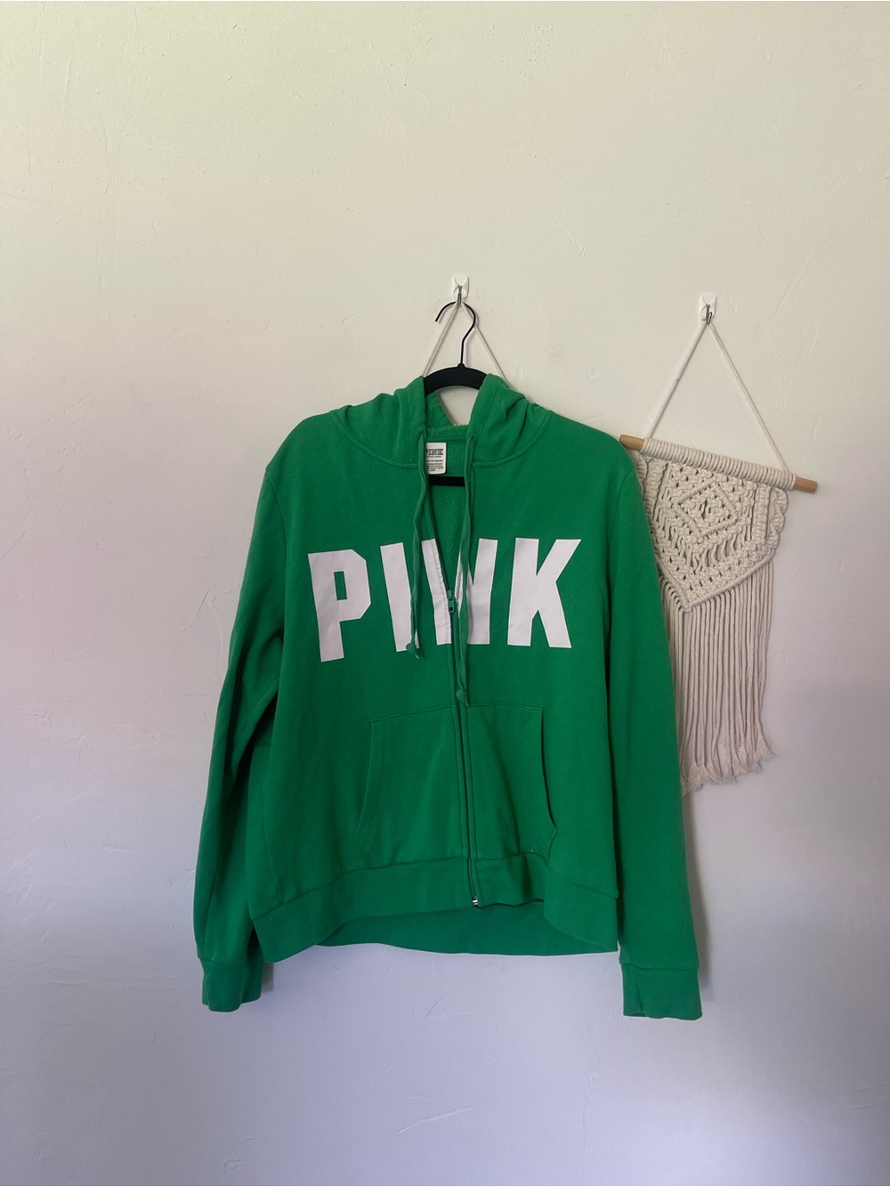Victoria’s Secret PINK Green Full Zip Hoodie